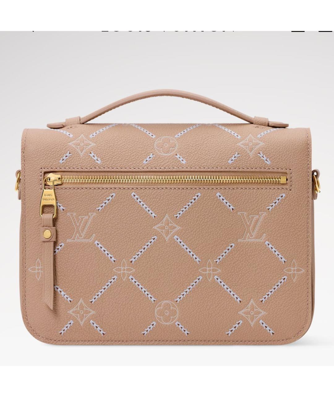 LOUIS VUITTON Кожаная сумка через плечо, фото 3