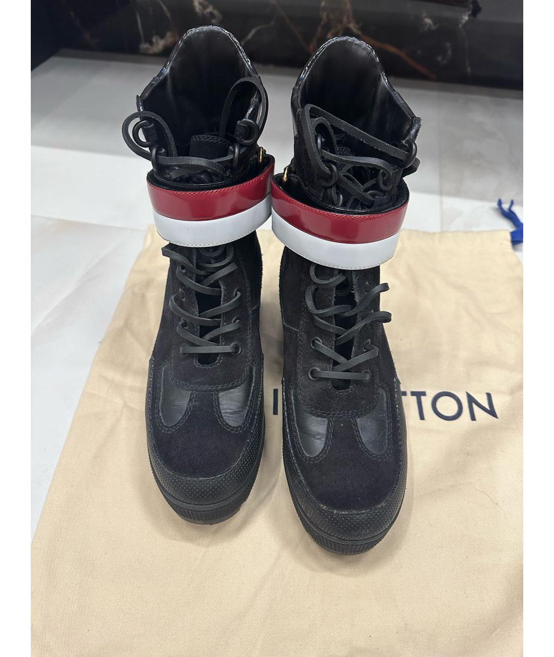 LOUIS VUITTON Черные ботинки, фото 2