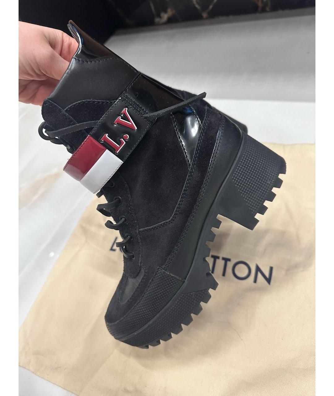 LOUIS VUITTON Черные ботинки, фото 3
