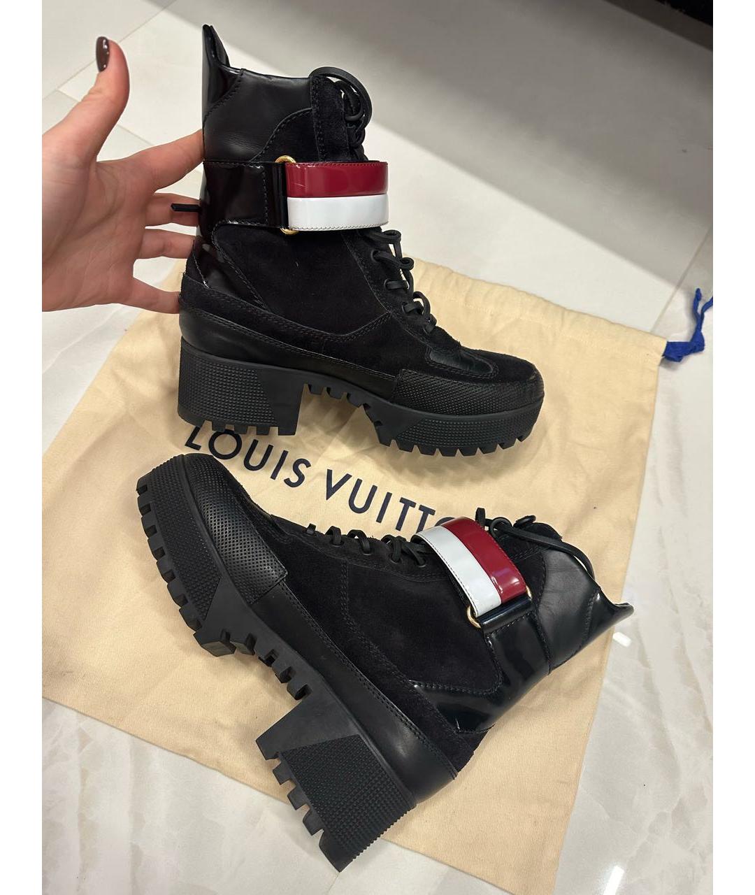 LOUIS VUITTON Черные ботинки, фото 5
