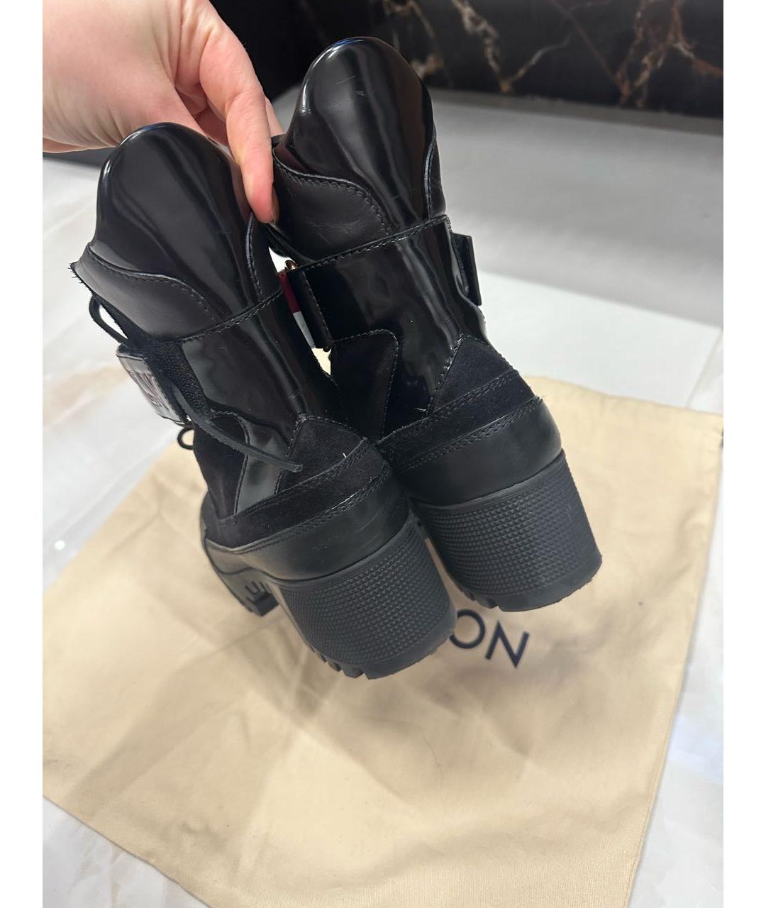 LOUIS VUITTON Черные ботинки, фото 4