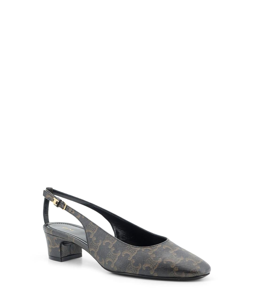 CELINE Мульти кожаные туфли, фото 2