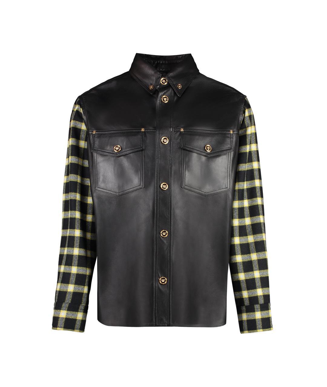 VERSACE Черная кэжуал рубашка, фото 3