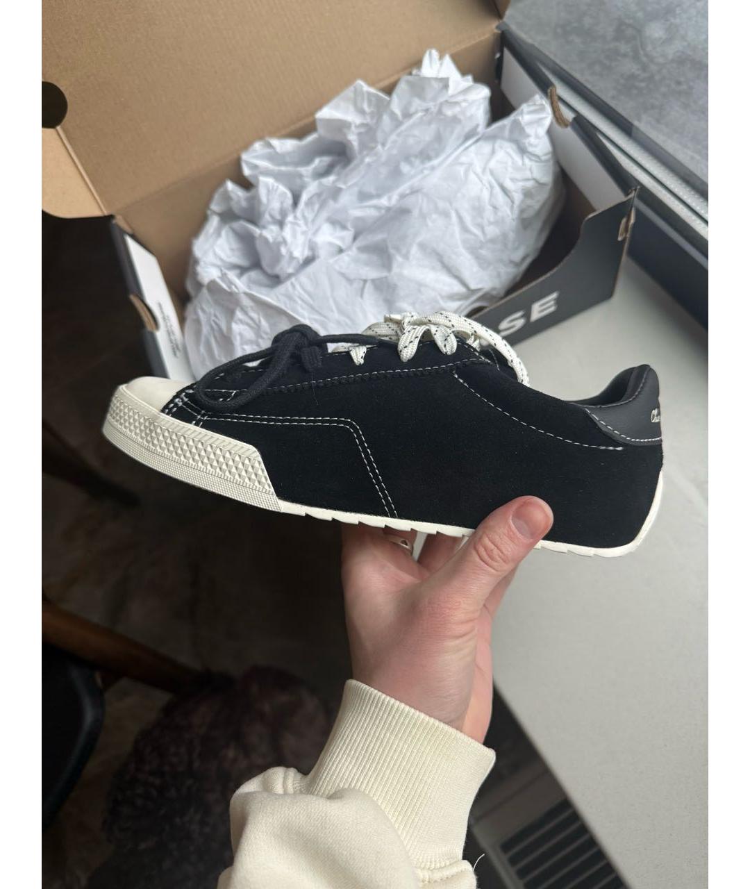 CONVERSE Черные замшевые кеды, фото 3