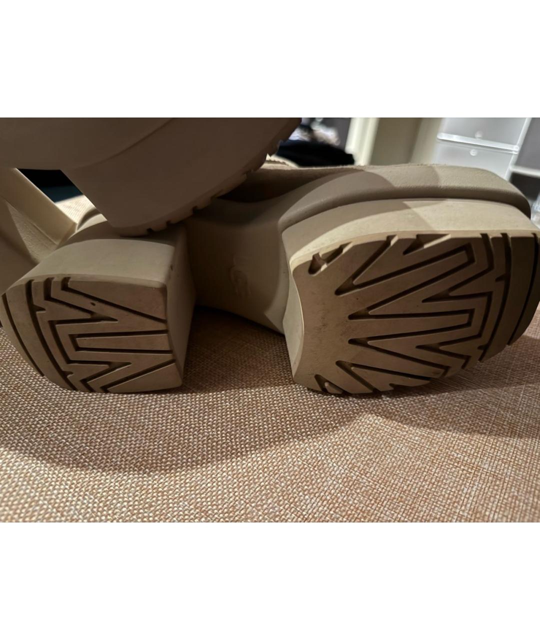 UGG AUSTRALIA Бежевые замшевые ботинки, фото 6