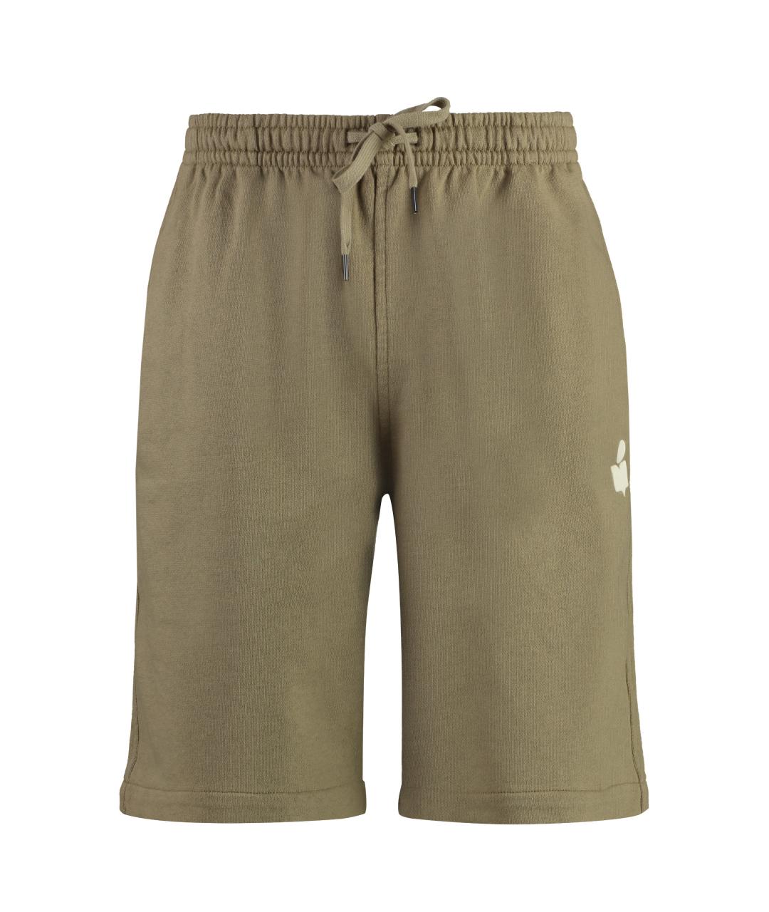 ISABEL MARANT Хаки хлопковые шорты, фото 1