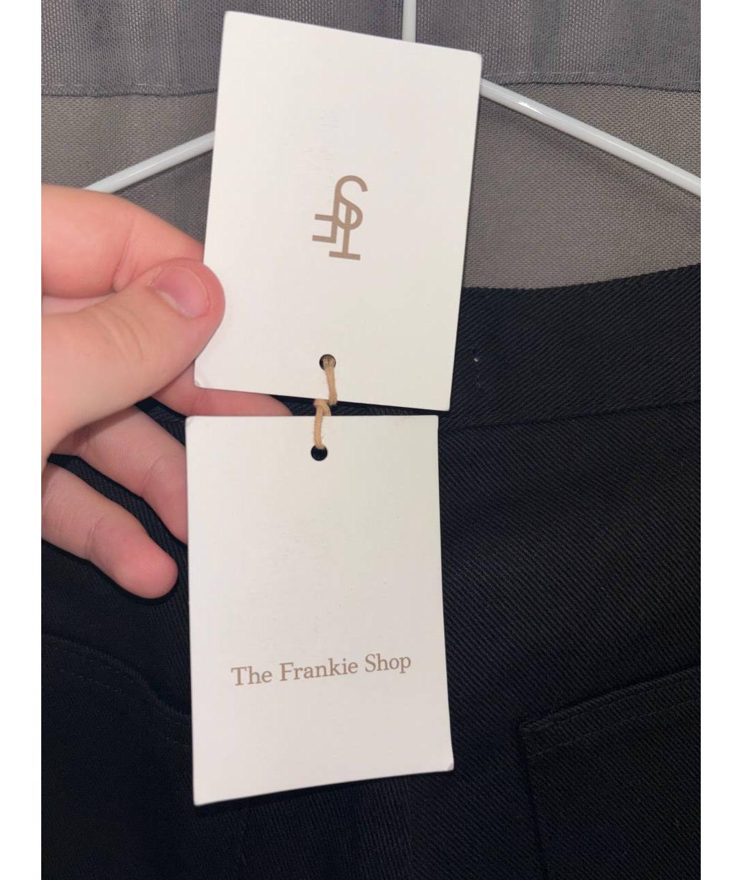 THE FRANKIE SHOP Черные джинсы клеш, фото 4