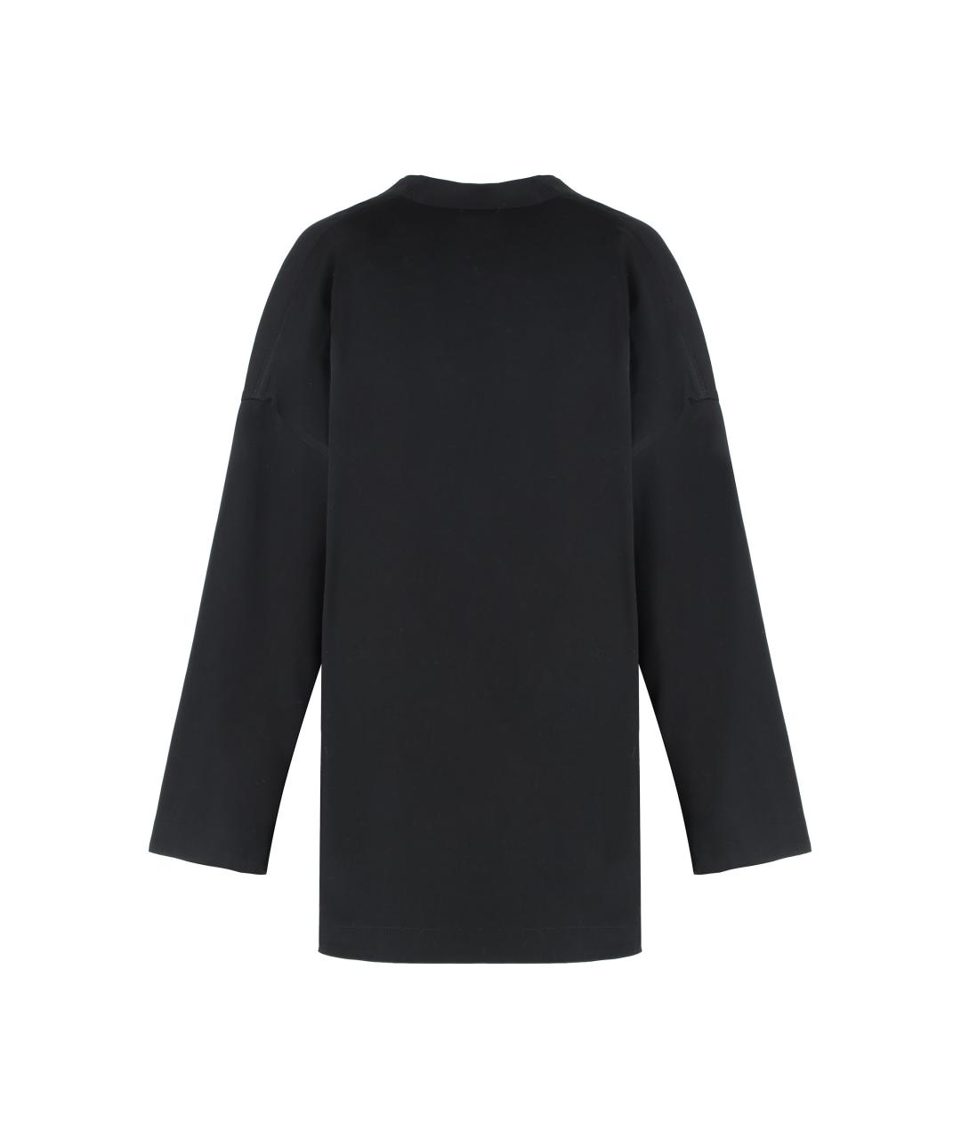 TOTEME Черный хлопковый кардиган, фото 2