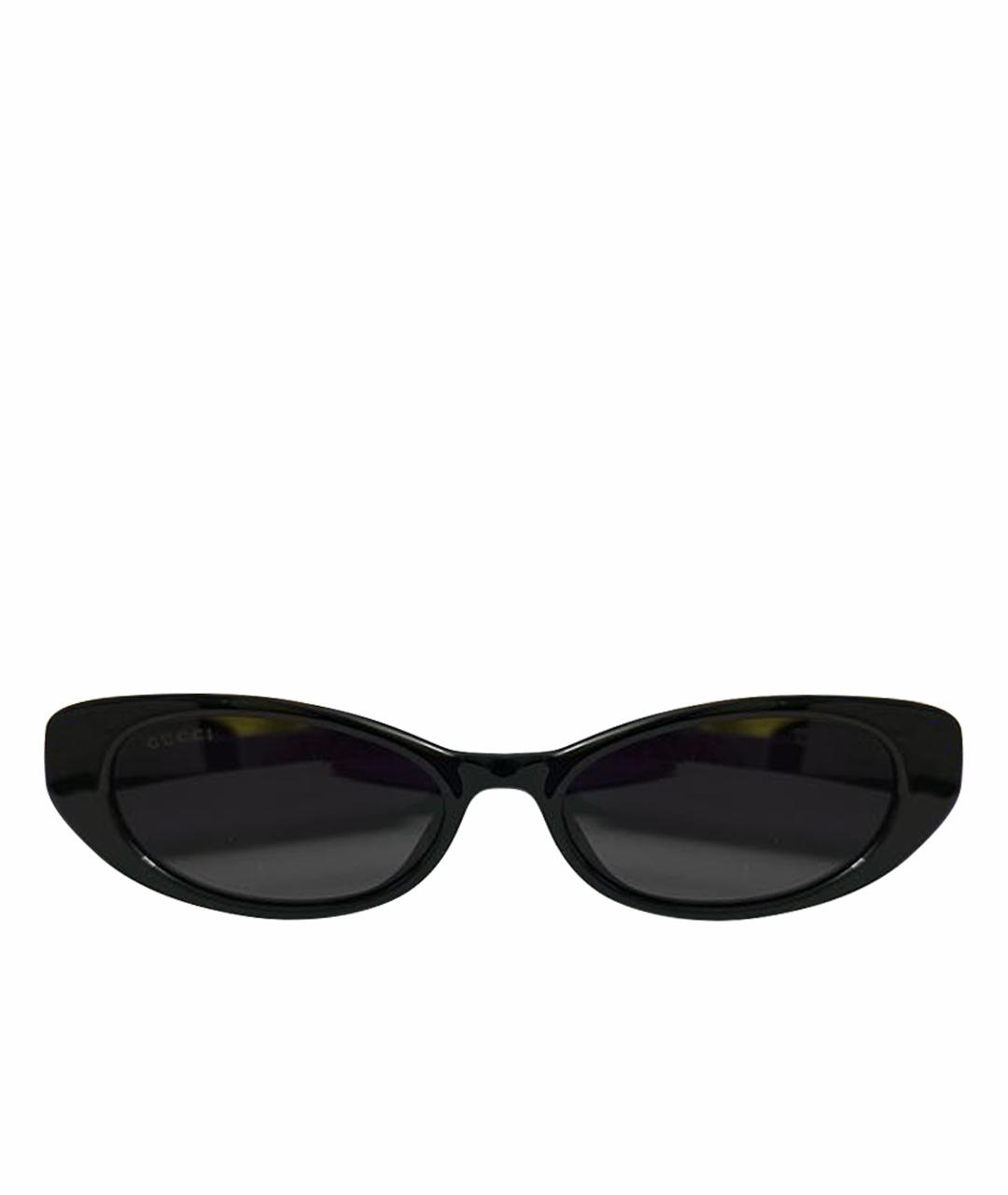 GUCCI Черные пластиковые солнцезащитные очки, фото 1