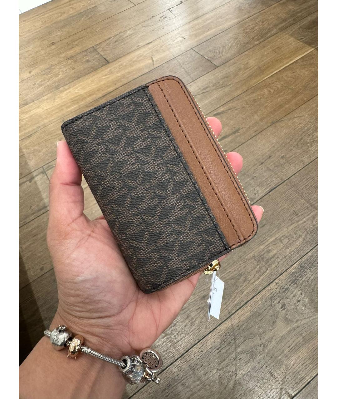 MICHAEL KORS Коричневый кошелек, фото 3