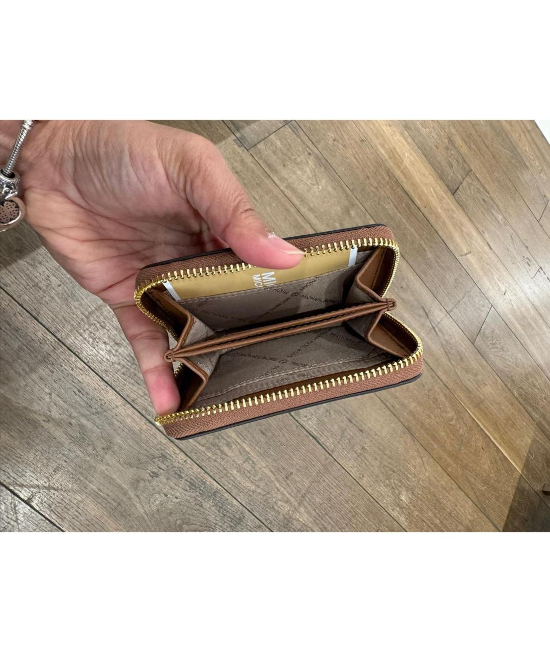 MICHAEL KORS Коричневый кошелек, фото 4