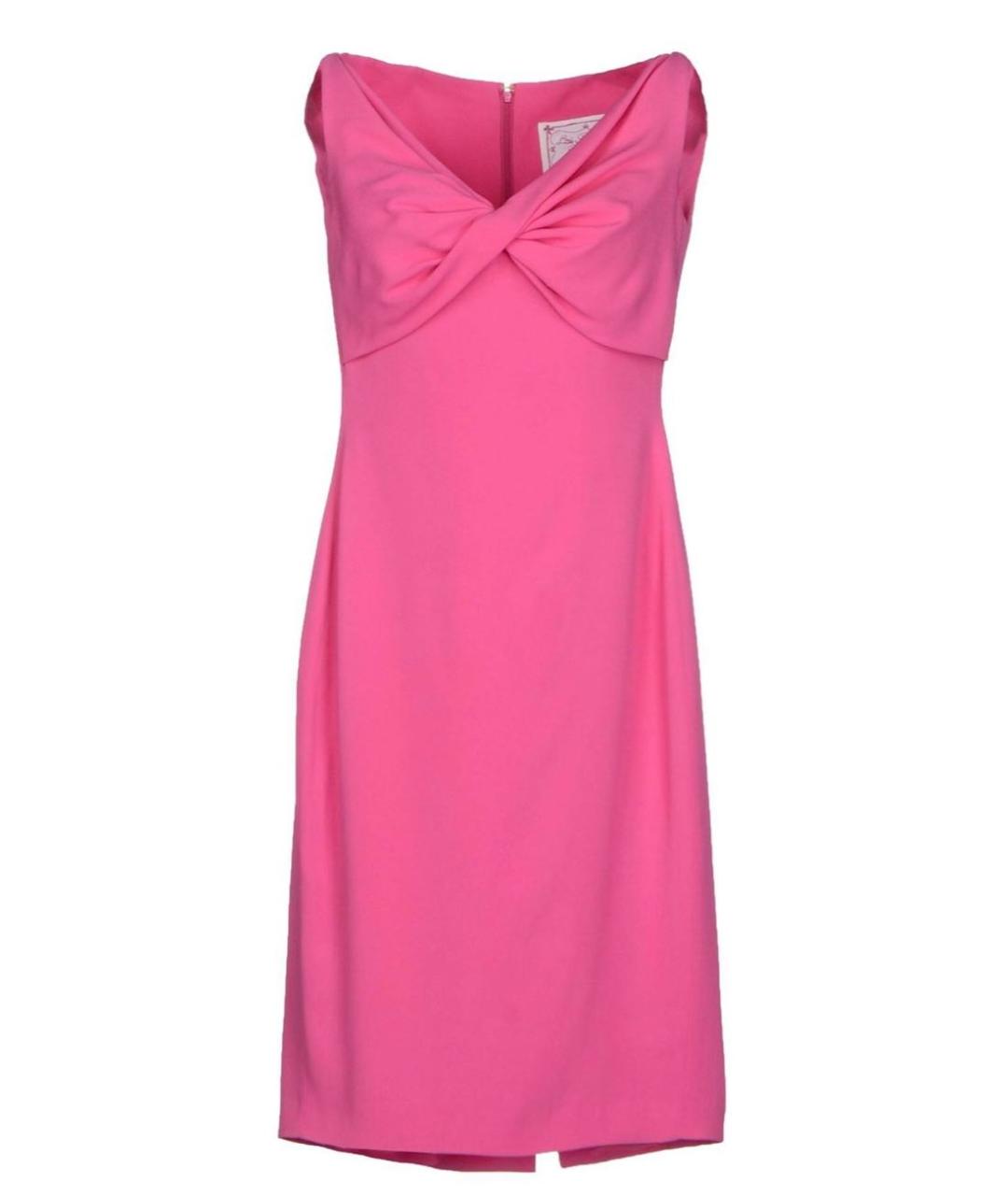 DSQUARED2 Розовое коктейльное платье, фото 9