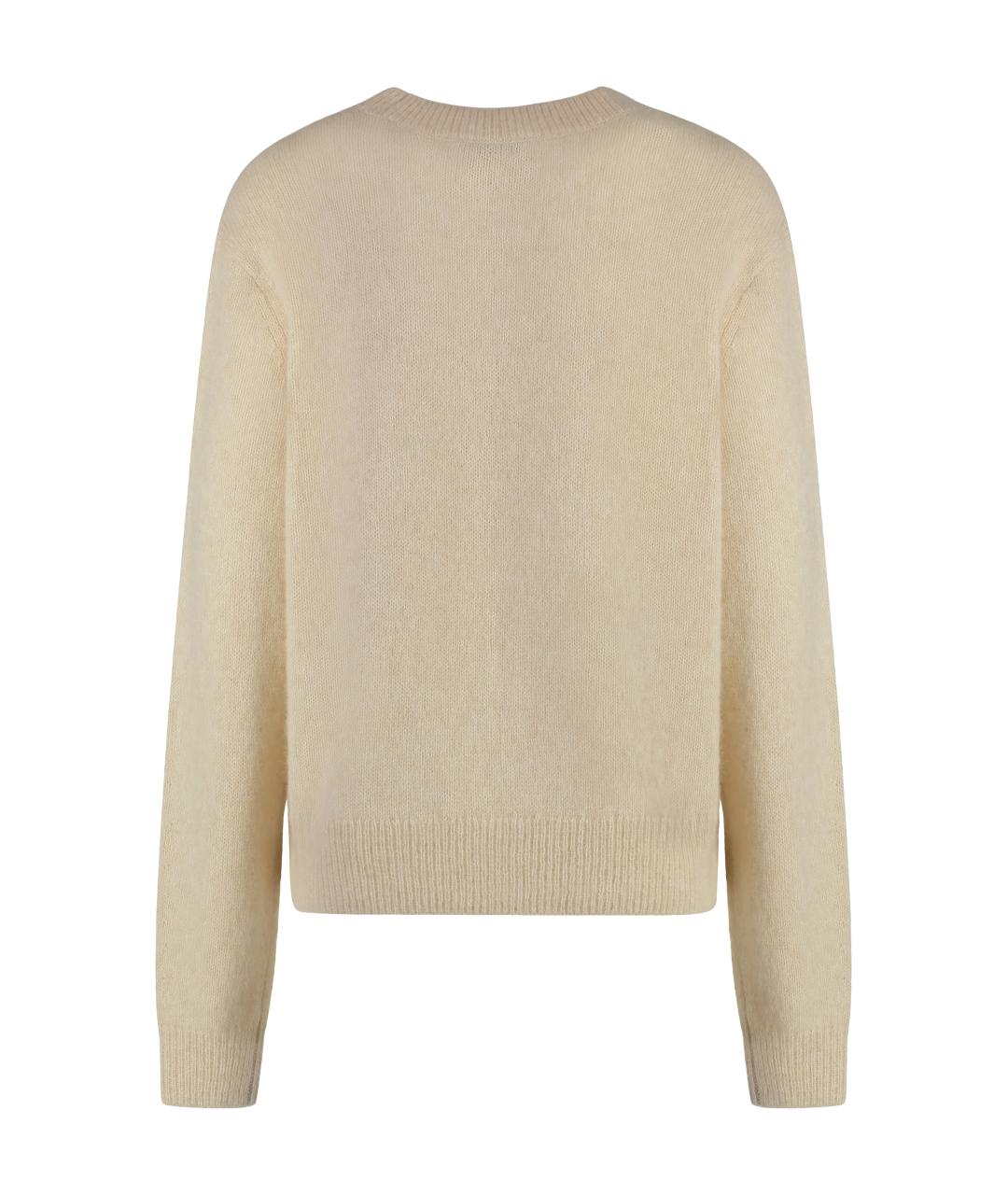 ISABEL MARANT Бежевый шелковый джемпер / свитер, фото 2