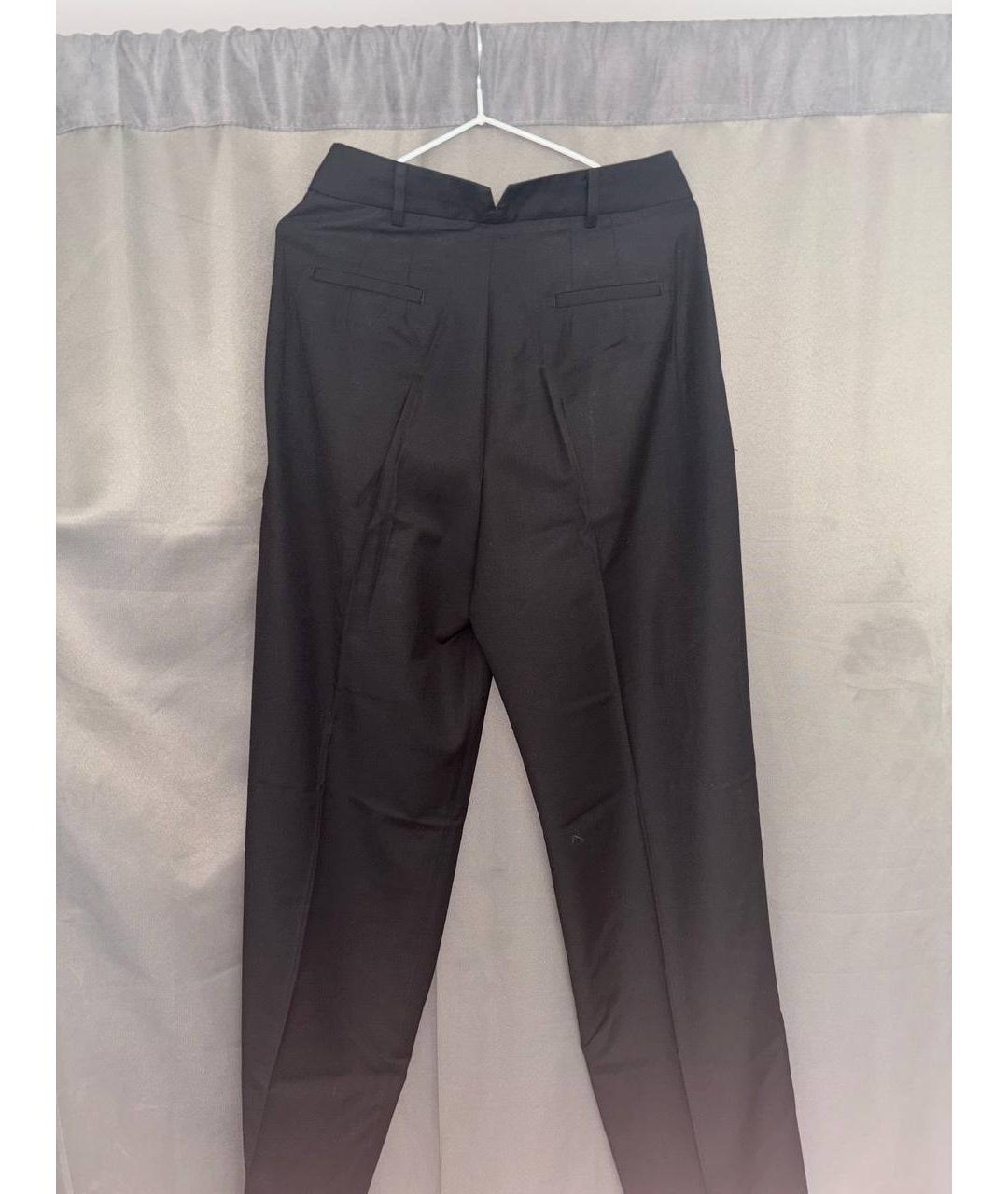 THE FRANKIE SHOP Черные прямые брюки, фото 5