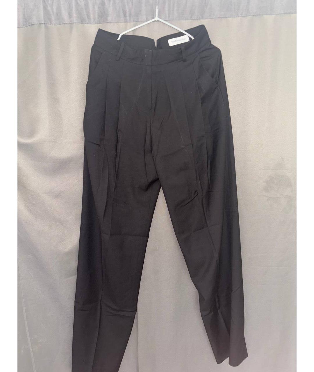 THE FRANKIE SHOP Черные прямые брюки, фото 9