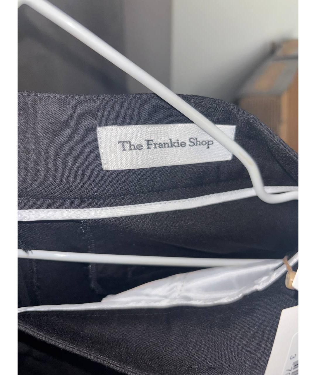 THE FRANKIE SHOP Черные прямые брюки, фото 6