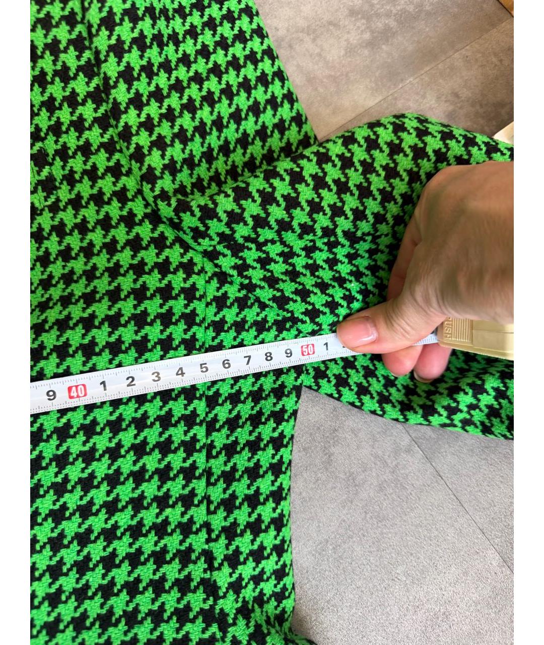 BALENCIAGA Зеленый шерстяной жакет/пиджак, фото 6