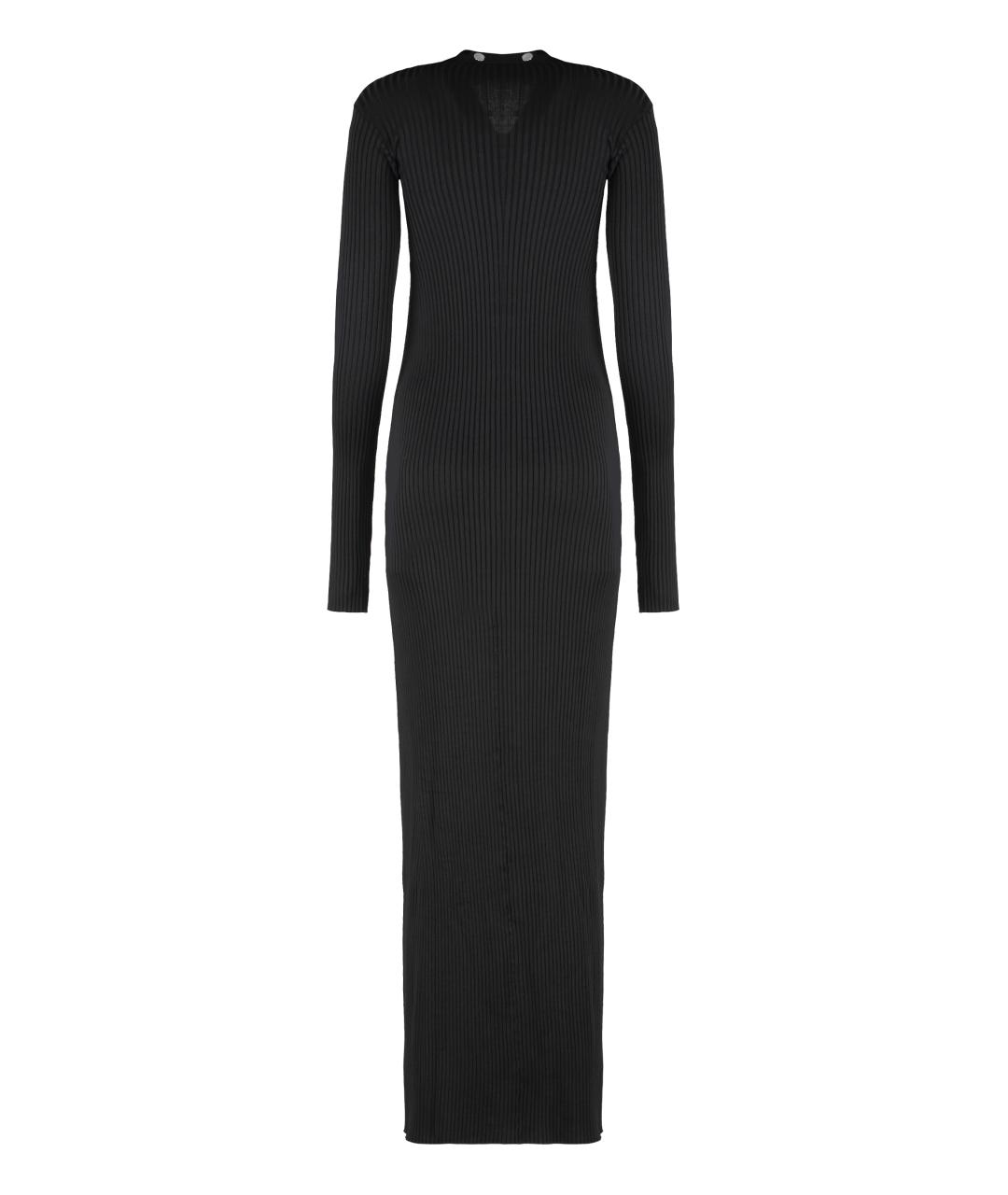 THE ATTICO Черный вискозный кардиган, фото 2