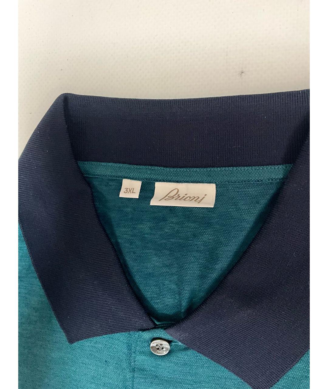 BRIONI Зеленые поло с коротким рукавом, фото 5