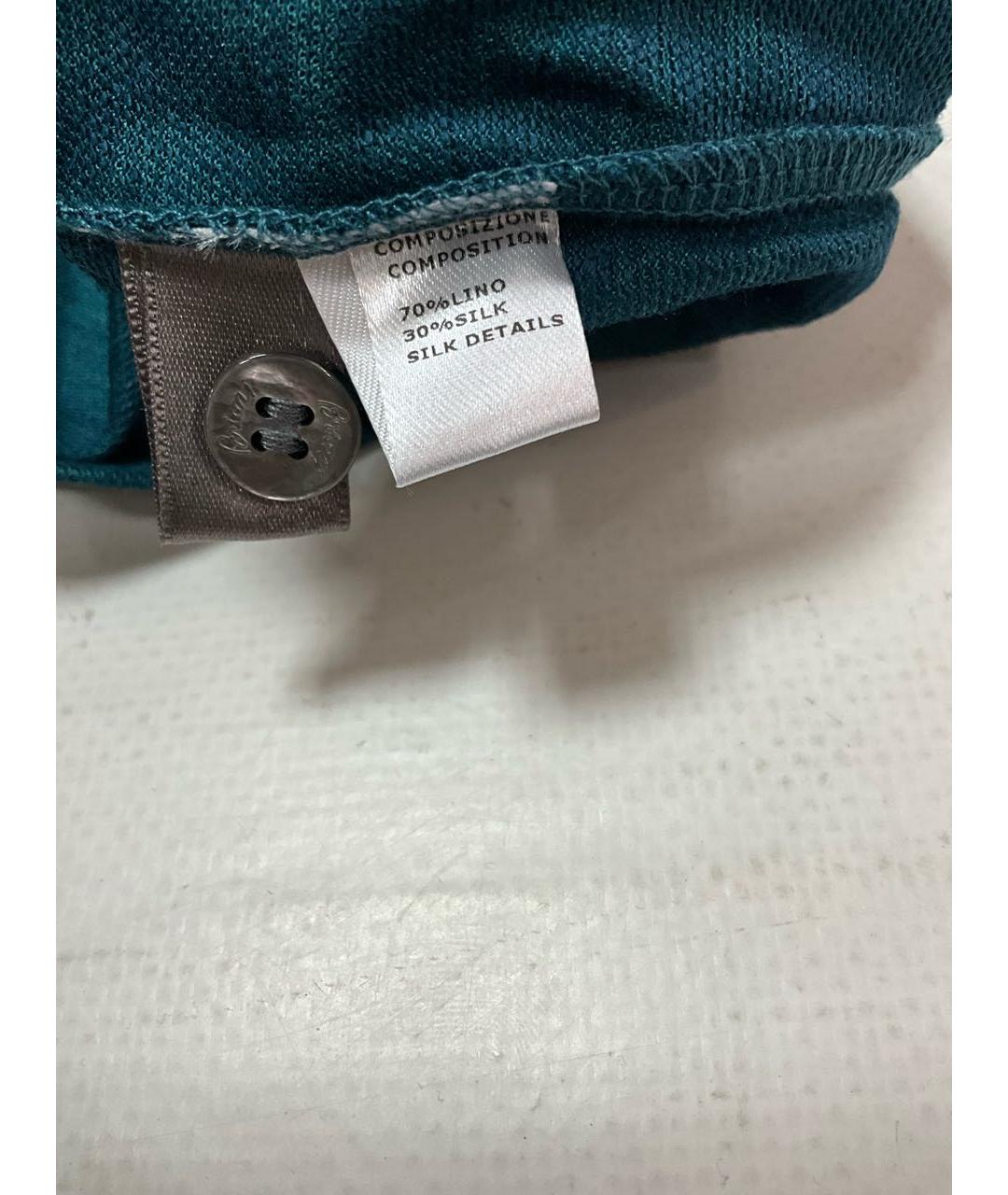 BRIONI Зеленые поло с коротким рукавом, фото 7