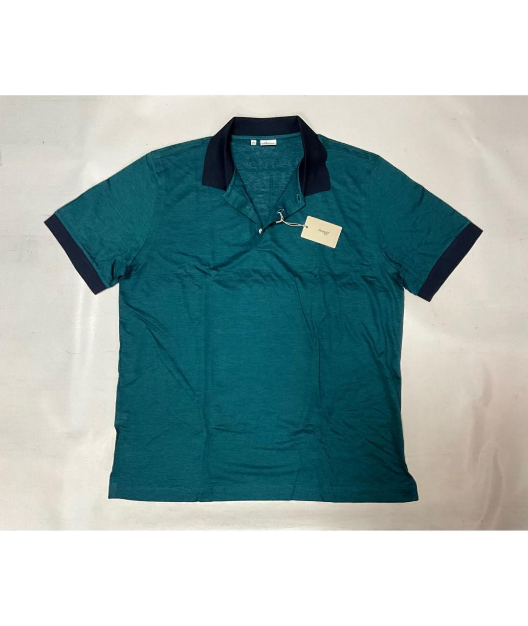 BRIONI Зеленые поло с коротким рукавом, фото 6