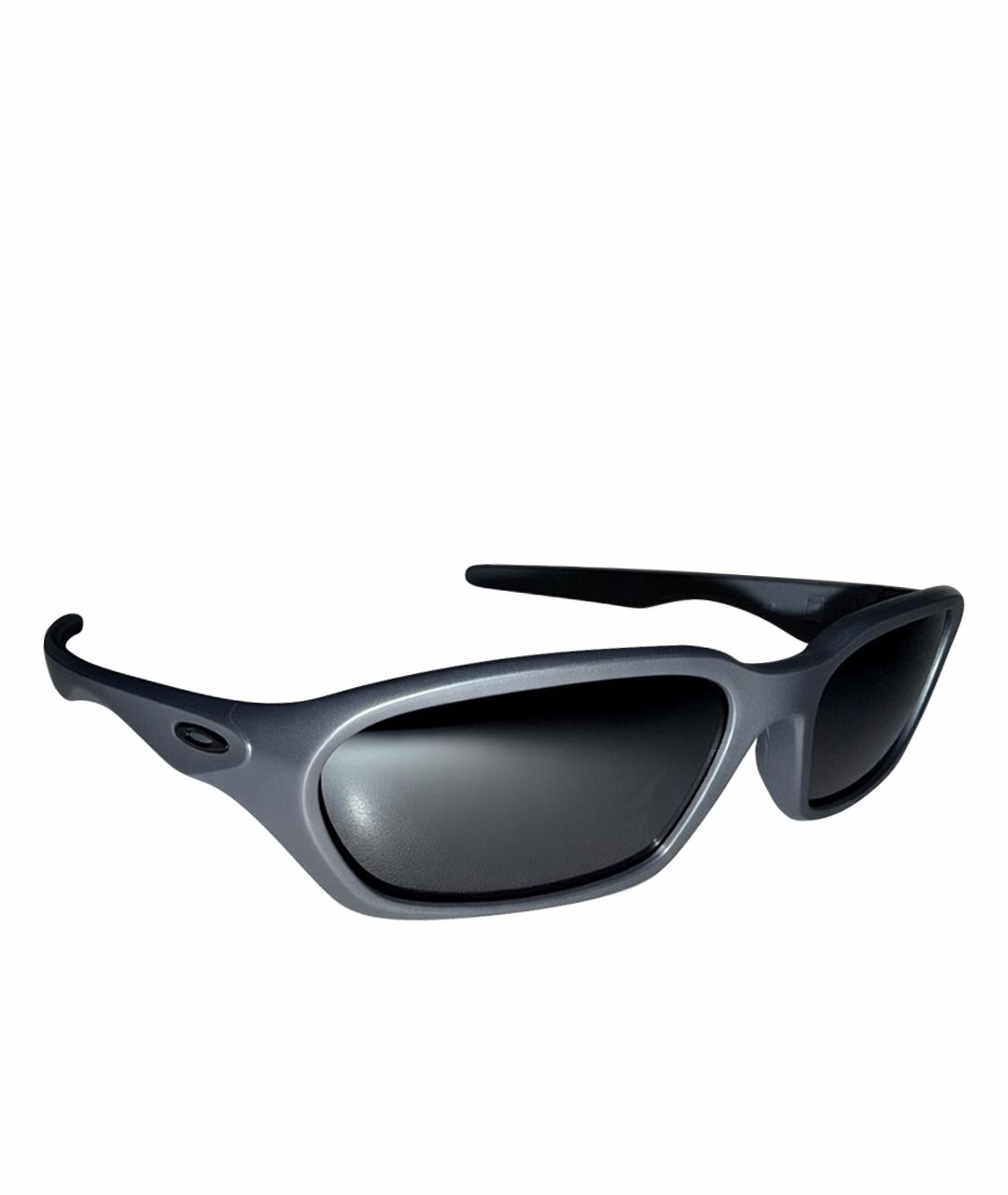 OAKLEY Антрацитовые пластиковые солнцезащитные очки, фото 1
