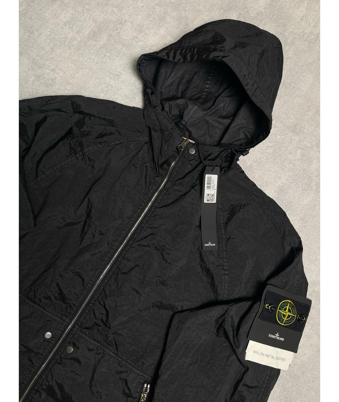 STONE ISLAND Черная полиамидовая куртка, фото 4