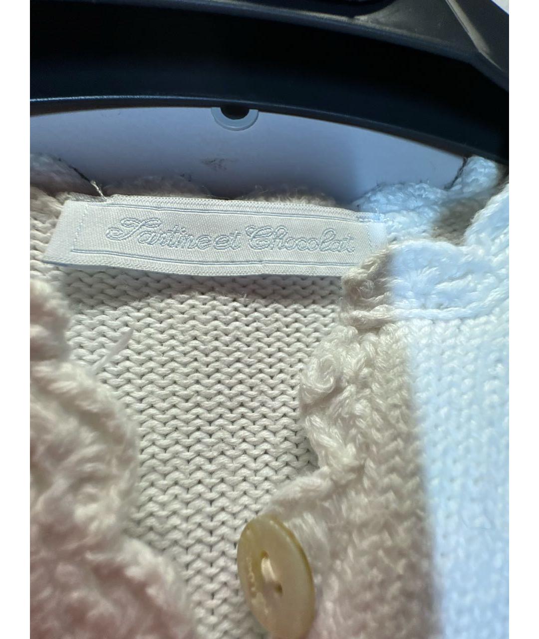 TARTE Белый хлопковый жакет / жилет, фото 6