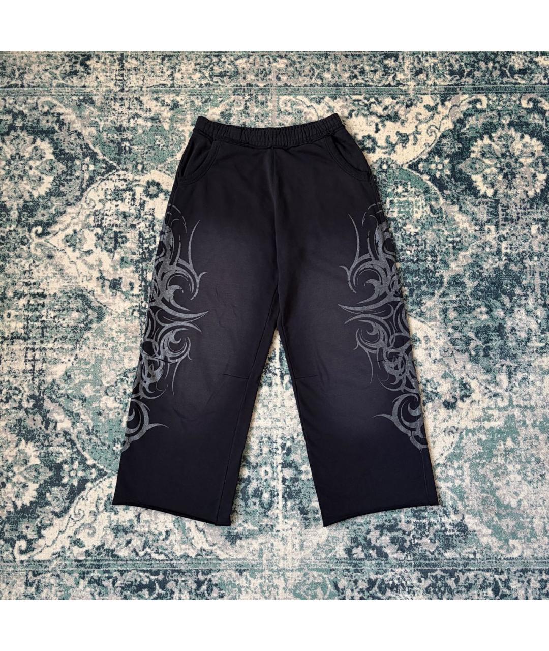 JADED LONDON Черные хлопковые спортивные брюки и шорты, фото 3