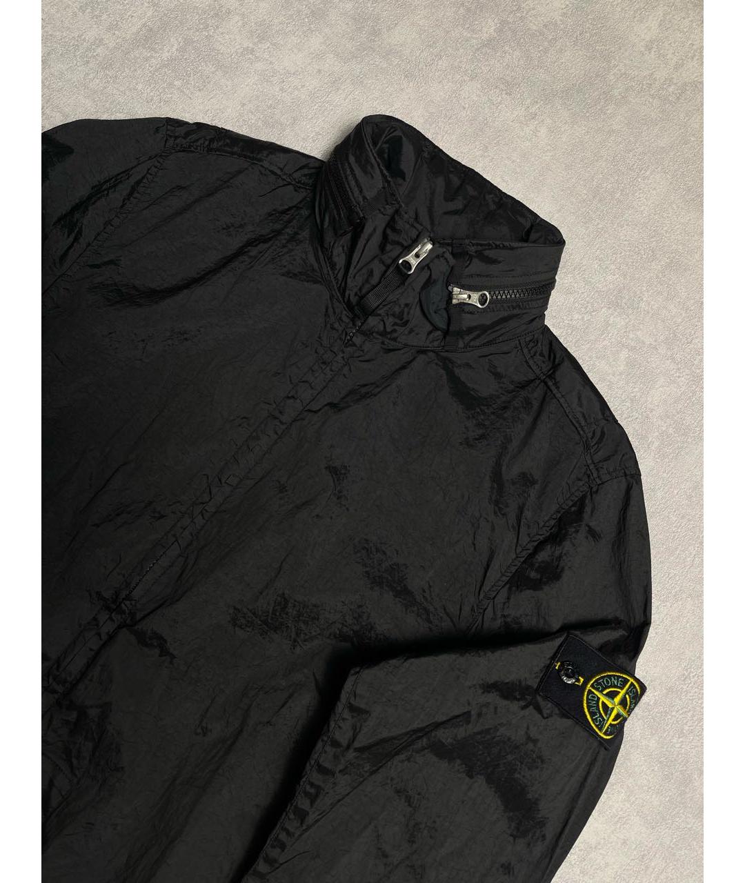 STONE ISLAND Черная полиамидовая куртка, фото 5