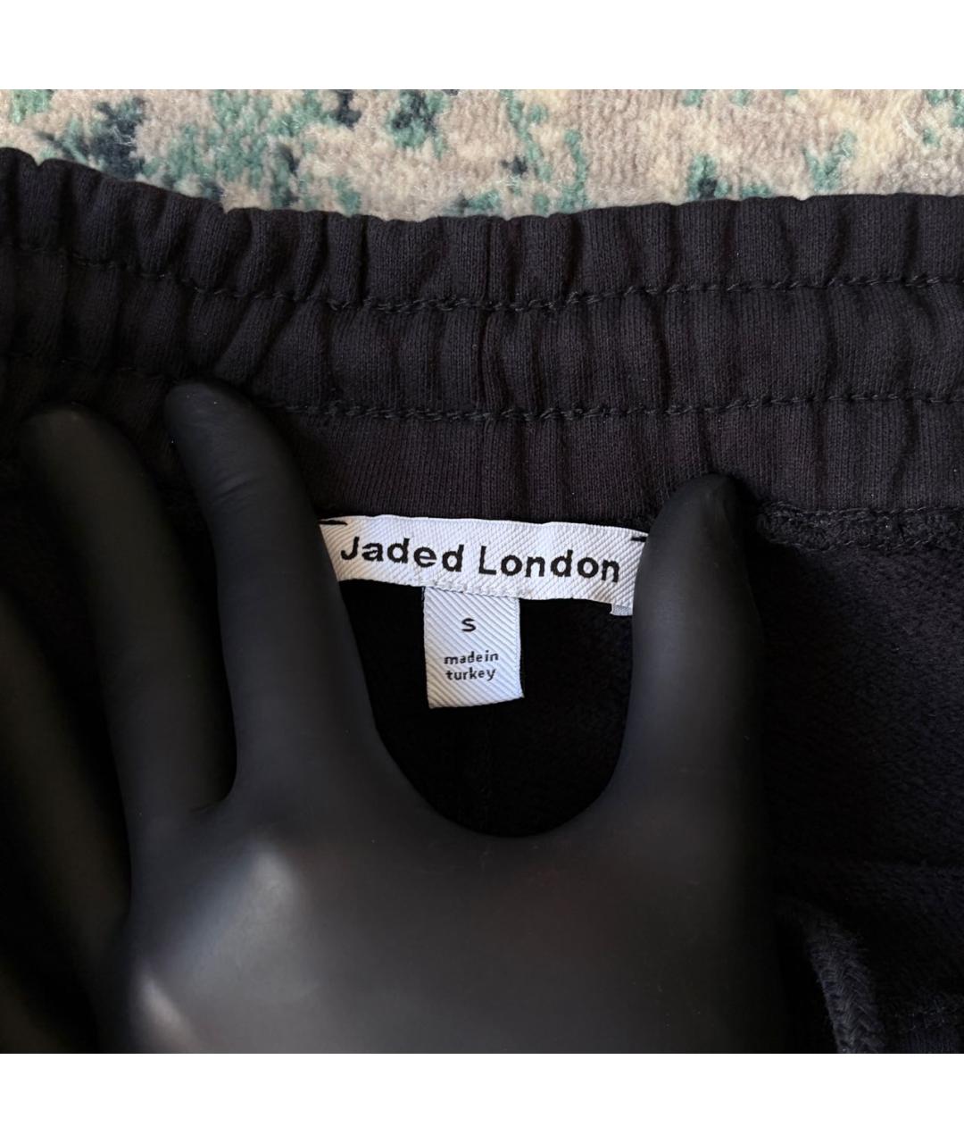 JADED LONDON Черные хлопковые повседневные брюки, фото 7