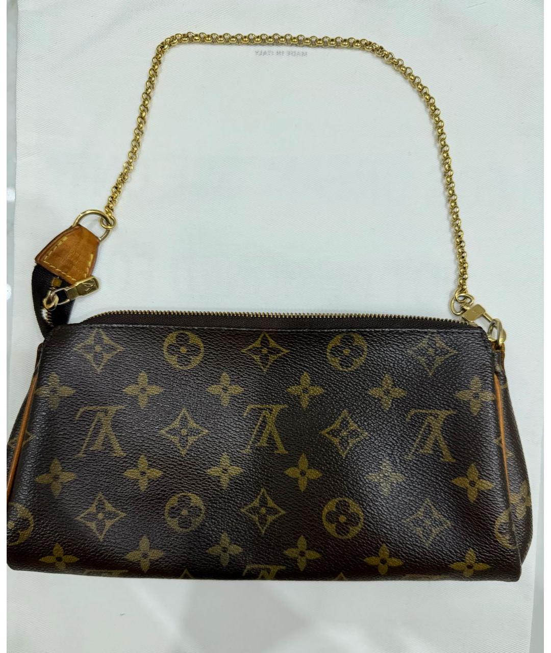 LOUIS VUITTON Коричневая сумка с короткими ручками, фото 2