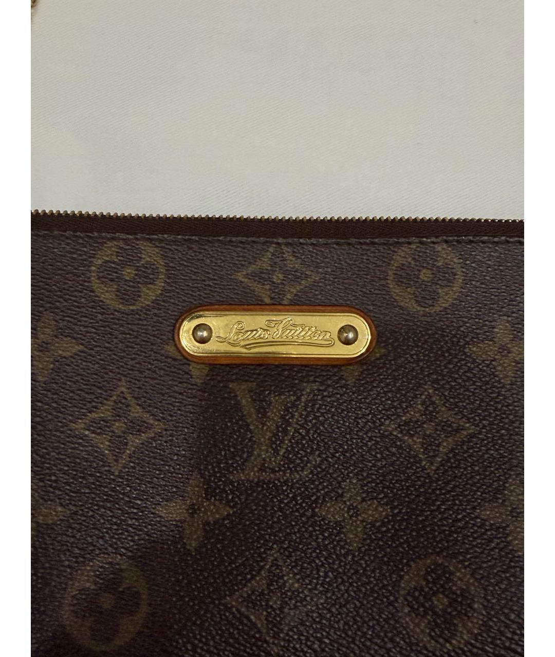 LOUIS VUITTON Коричневая сумка с короткими ручками, фото 3