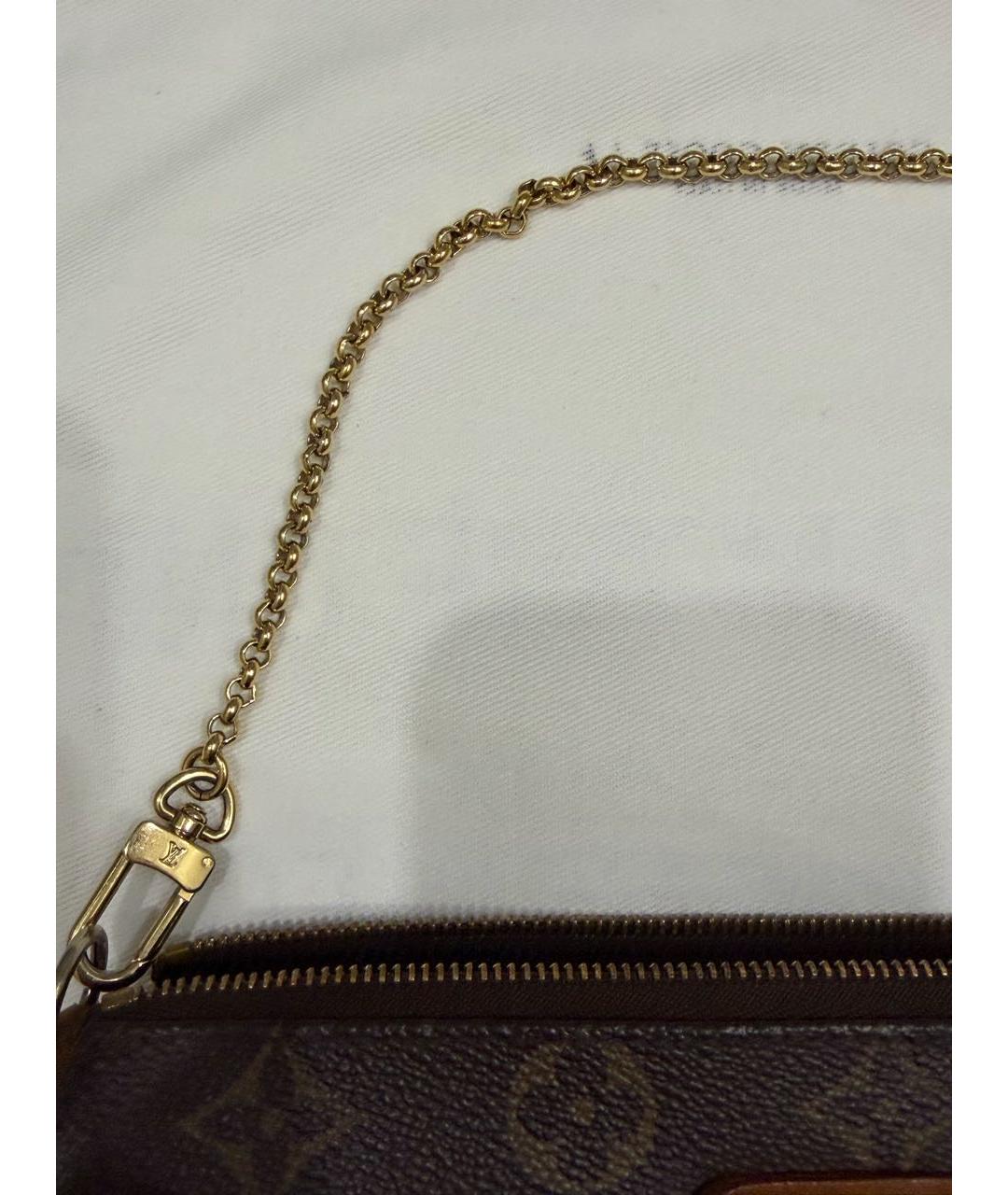 LOUIS VUITTON Коричневая сумка с короткими ручками, фото 4