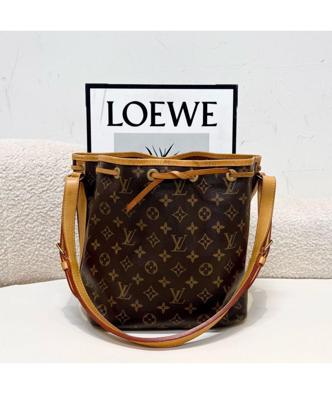 LOUIS VUITTON Коричневая сумка через плечо, фото 2