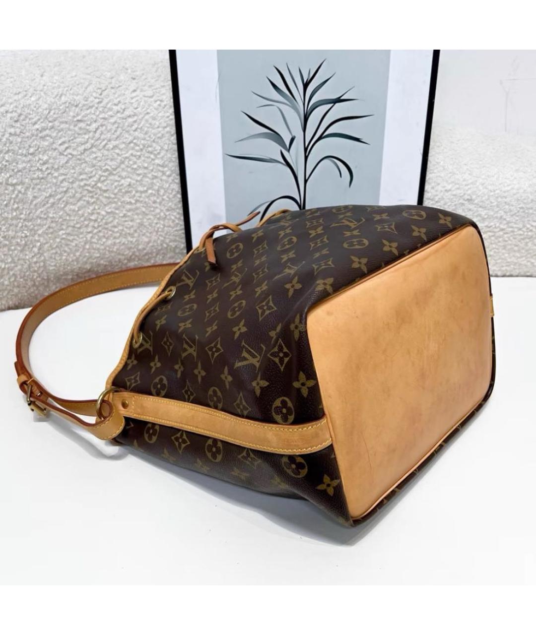 LOUIS VUITTON Коричневая сумка через плечо, фото 4