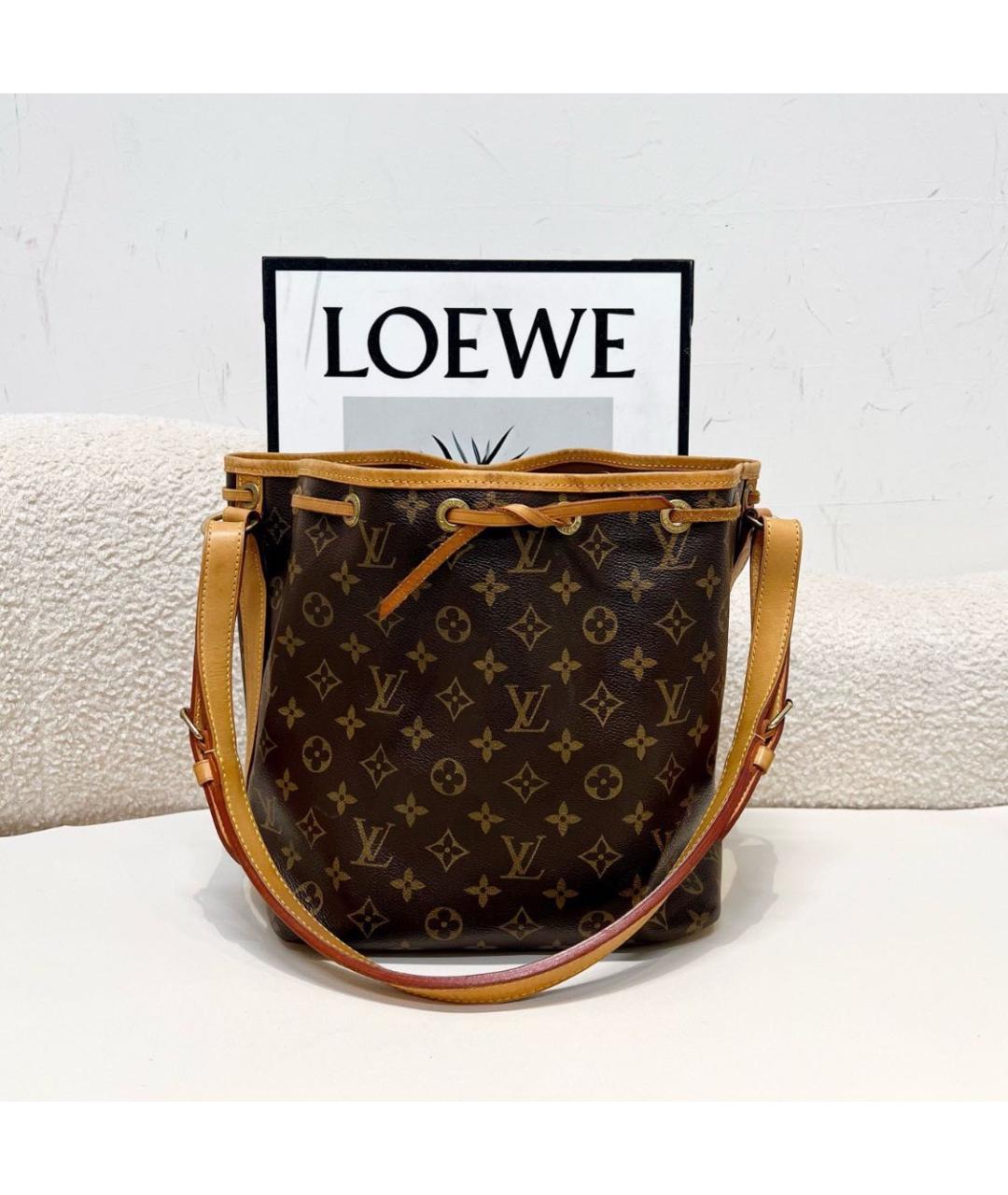 LOUIS VUITTON Коричневая сумка через плечо, фото 7