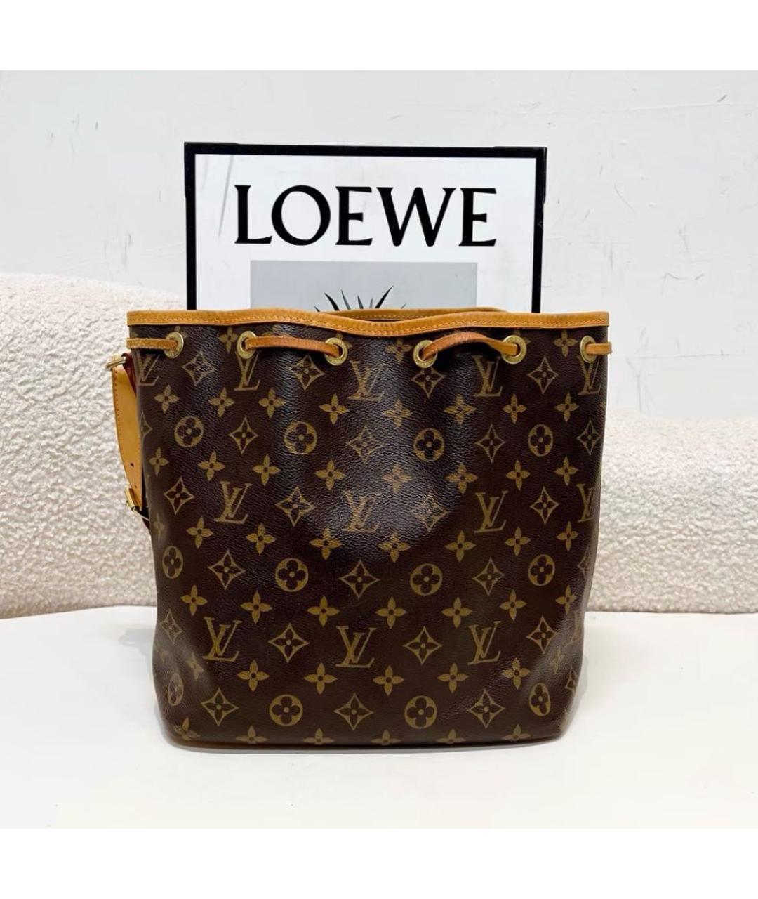 LOUIS VUITTON Коричневая сумка через плечо, фото 3