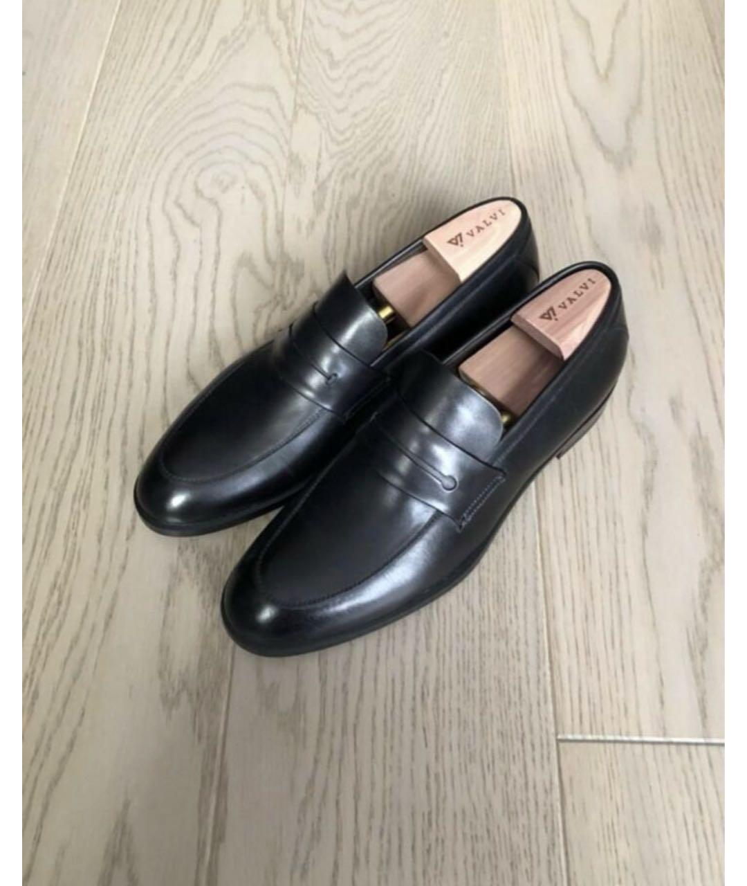 ERMENEGILDO ZEGNA XXX Черные кожаные лоферы, фото 6