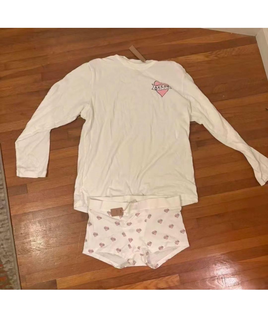 SKIMS Белая пижама, фото 5