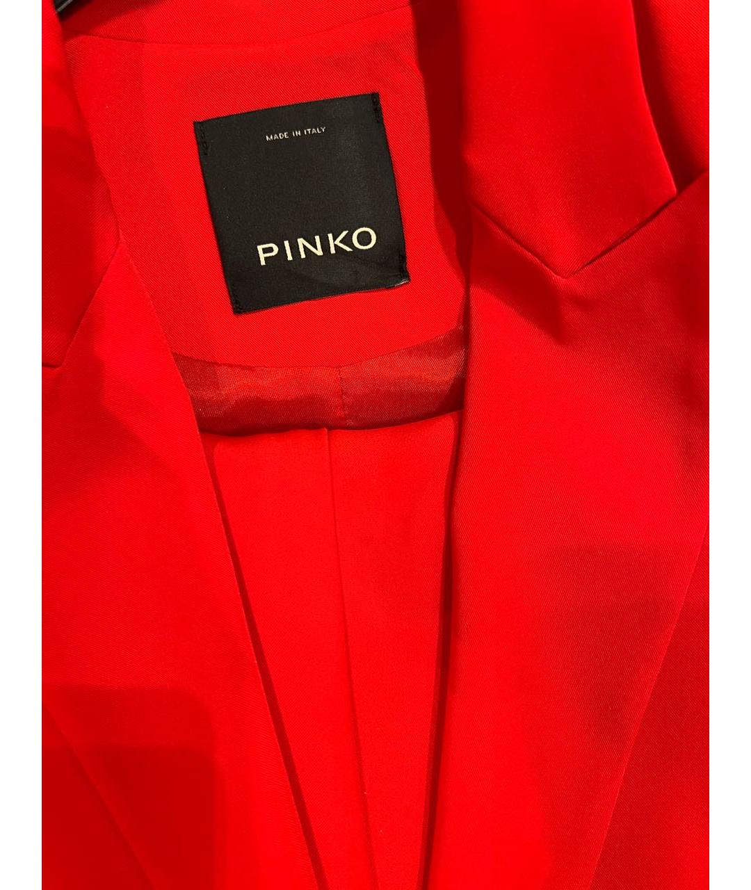 PINKO Красный полиэстеровый костюм с брюками, фото 3