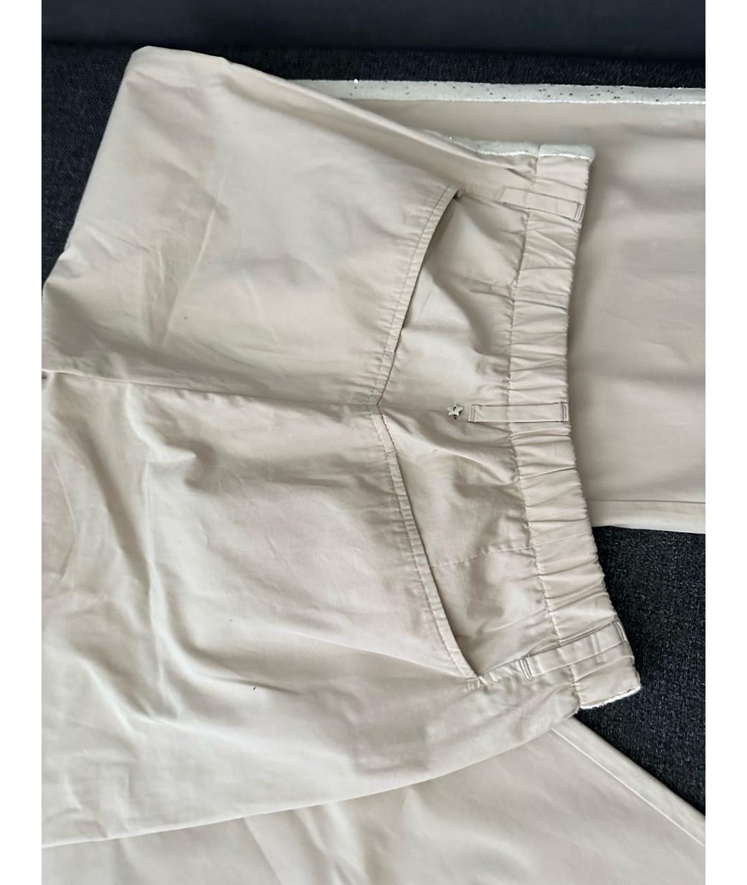 LORENA ANTONIAZZI Бежевые брюки широкие, фото 7