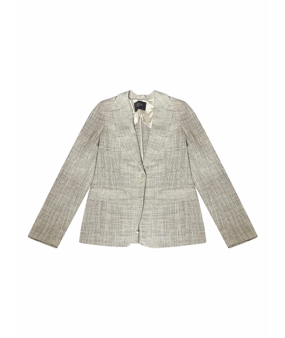 LORENA ANTONIAZZI Серый жакет/пиджак, фото 1