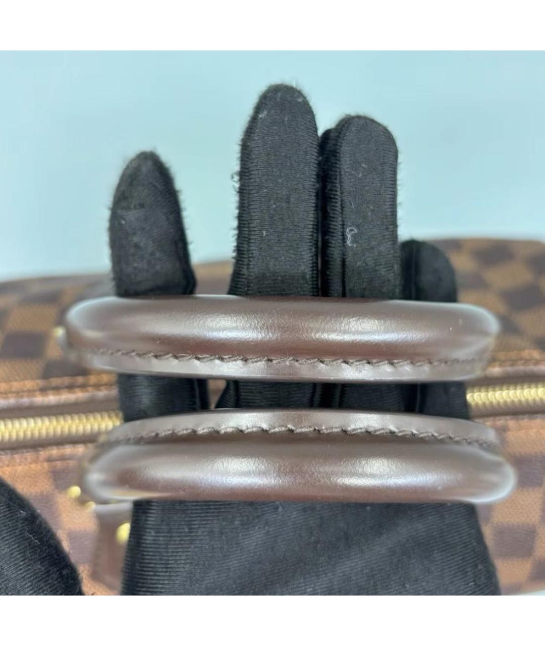 LOUIS VUITTON Коричневая сумка с короткими ручками, фото 7