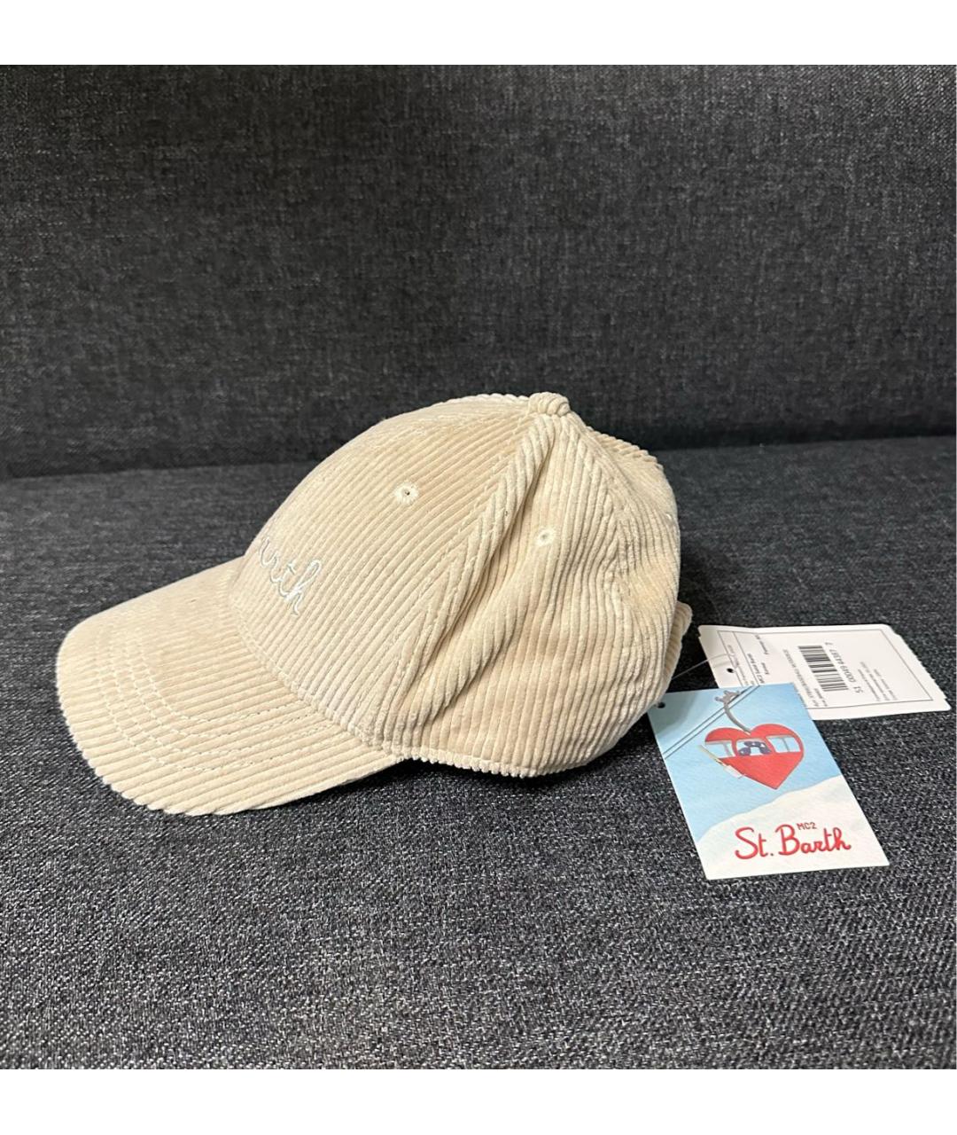 MC2 SAINT BARTH Бежевая кепка, фото 5