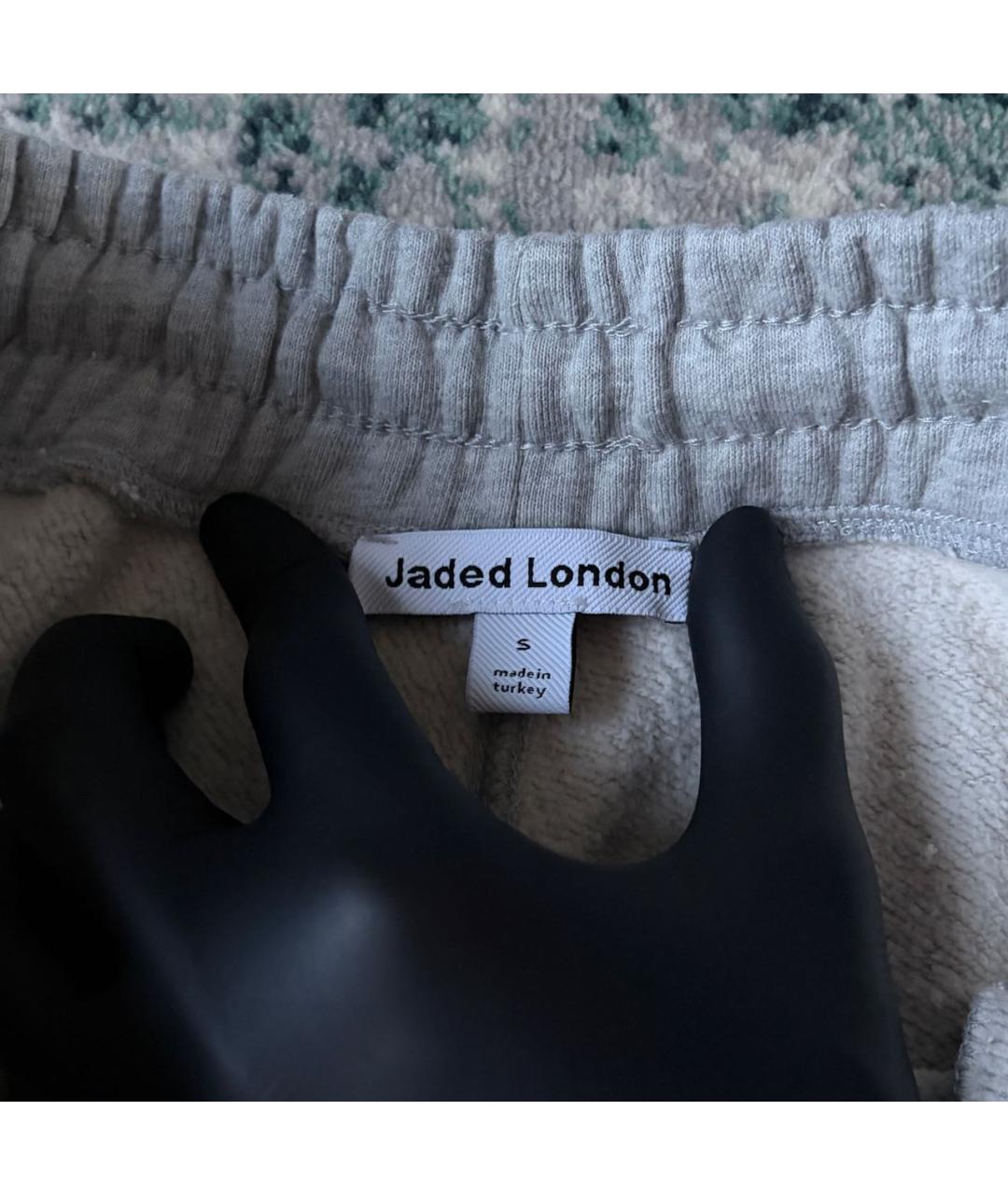 JADED LONDON Серые хлопковые спортивные брюки и шорты, фото 6