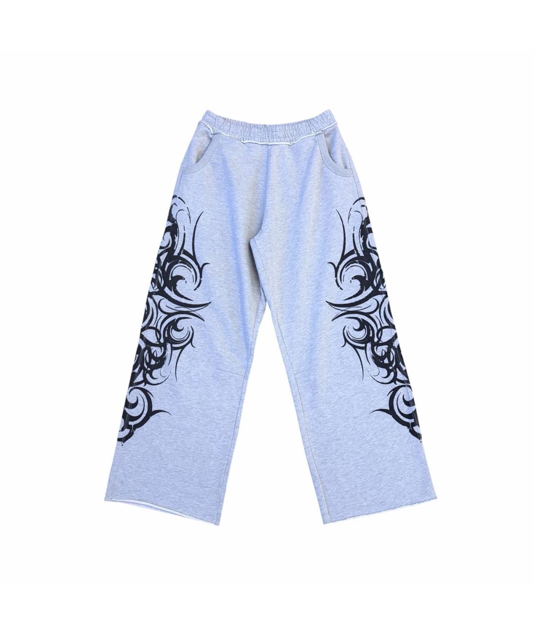 JADED LONDON Серые хлопковые спортивные брюки и шорты, фото 1