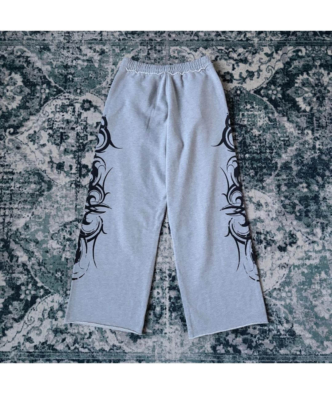 JADED LONDON Серые хлопковые спортивные брюки и шорты, фото 8