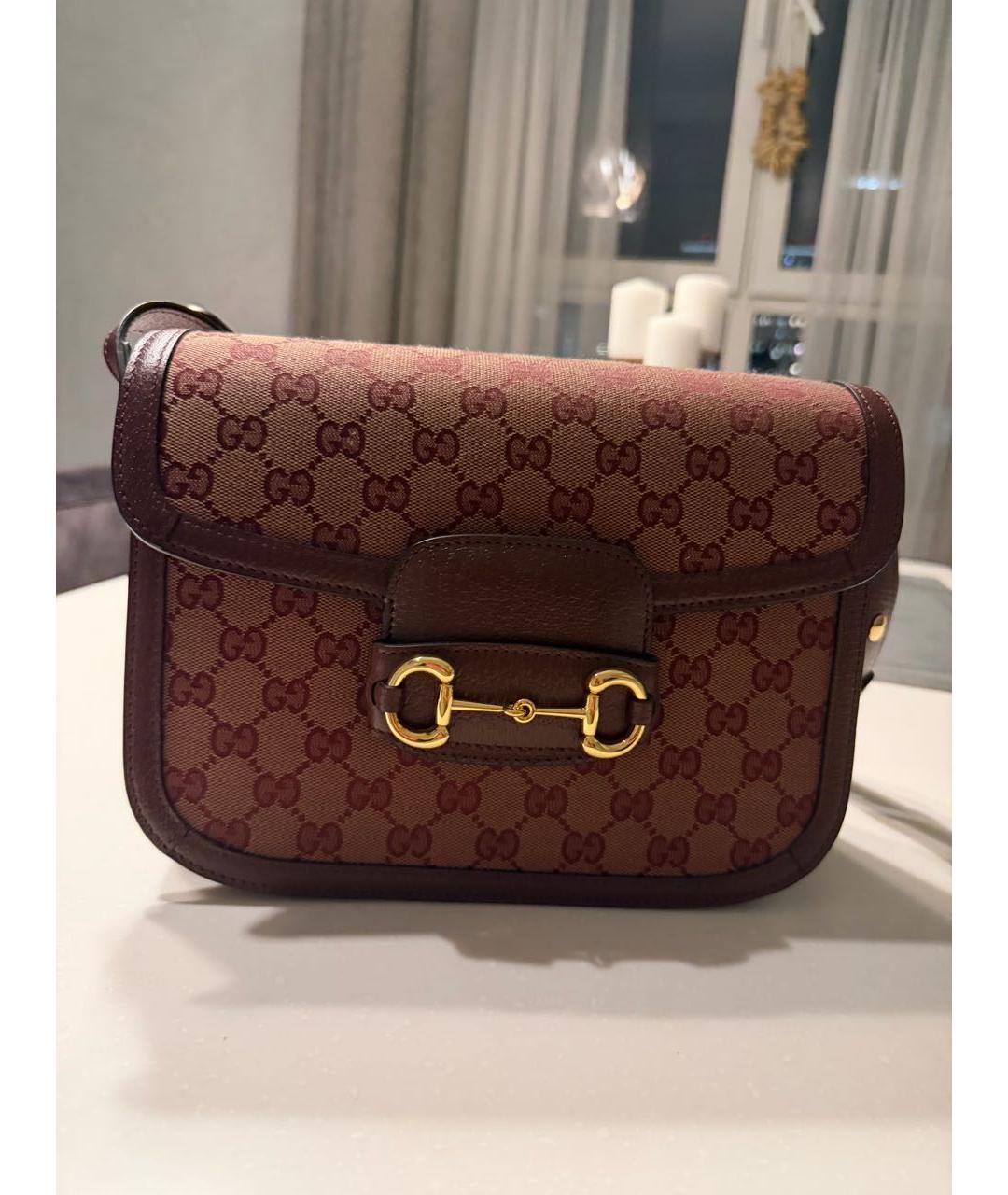 GUCCI Бордовая сумка через плечо, фото 7