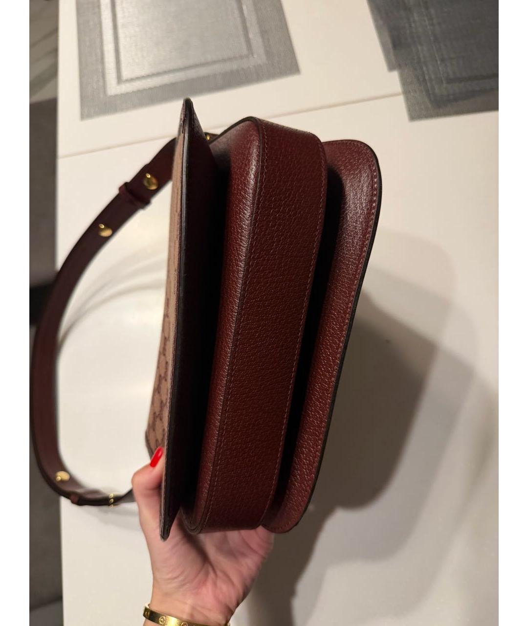 GUCCI Бордовая сумка через плечо, фото 5